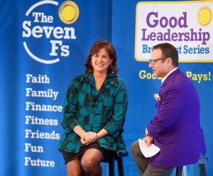 Colleen her firm's excitement of winning their first Emmy, with a program developed by her son.