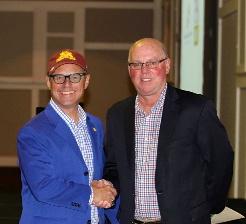 Yesterday, I introduced Big Ten Football Coach of the Year, Jerry Kill, at the PENWorks conference.