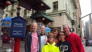 Gary and his wife Andrea took their kids to San Francisco last year - it's one of five cities they want their kids to experience before college.