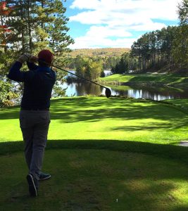 #17 at The Legend course is my favorite golf hole ever. What a luxury.