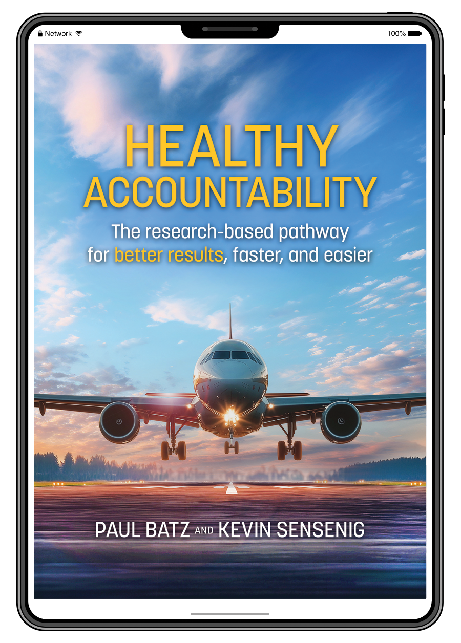 Healthy Accountability eBook on IPad